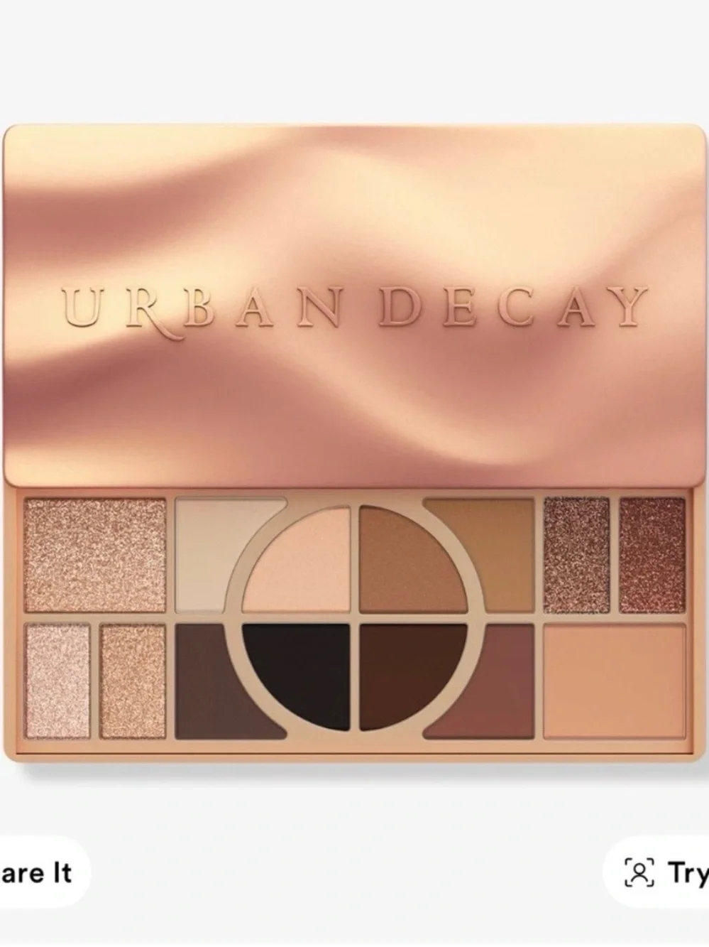 Urban Decay Eyeshadow Palette - Champagne, Beige, Brown, Gold